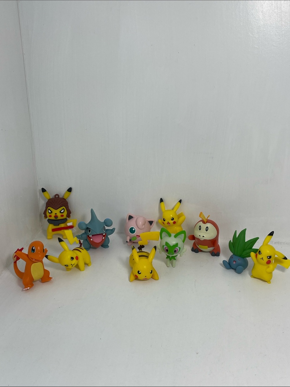 Assorted Yellow Pokémon Small Pets Figure Set - 11 Pieces